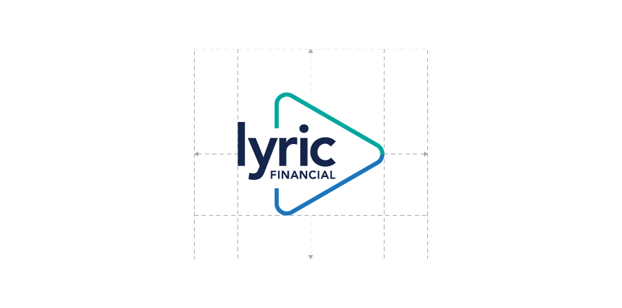 example of a grid system in logo design